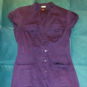 H&M purple shirt dress